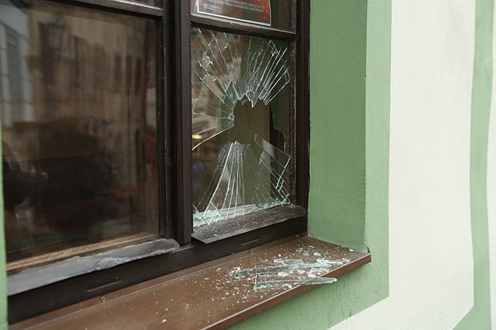 A2B Glass are able to board up broken windows while they are being repaired in Great Malvern.